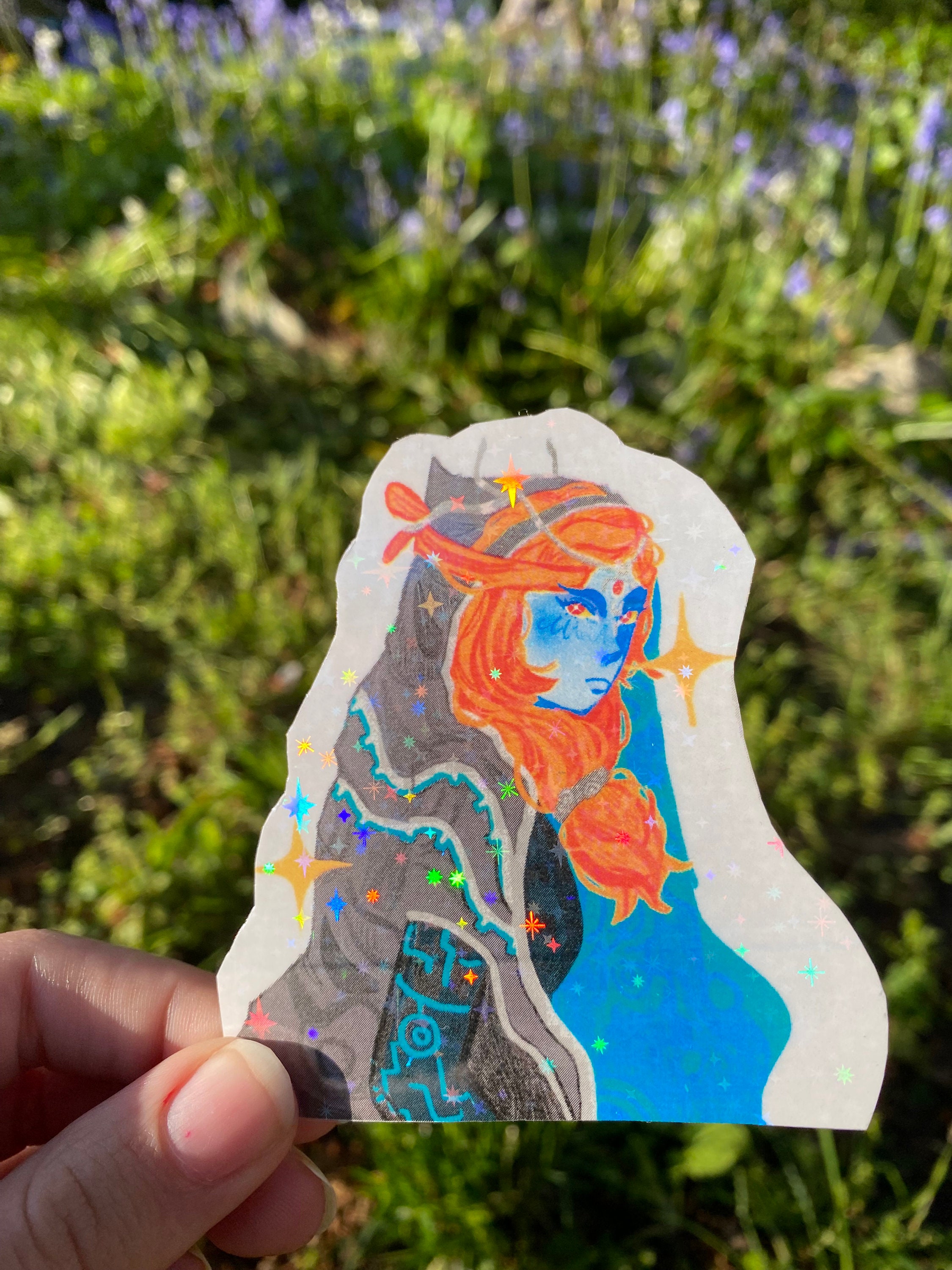 Twilight Princess Midna + Zelda Holo Star Stickers - Etsy