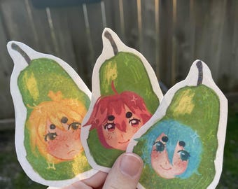 Triple baka sticker pack