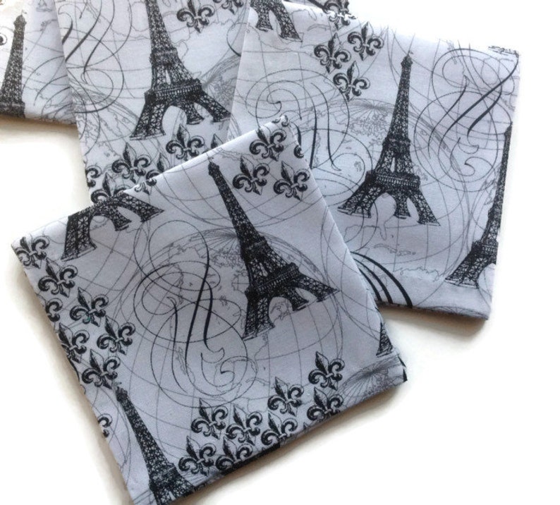 Eiffel Tower Paris Cocktail Napkins Party Napkins Beverage Etsy