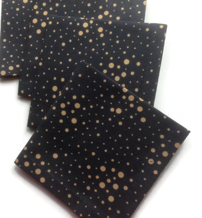 Navy Blue Cocktail Napkins Eco Friendly 100 Cotton Appetizer Etsy