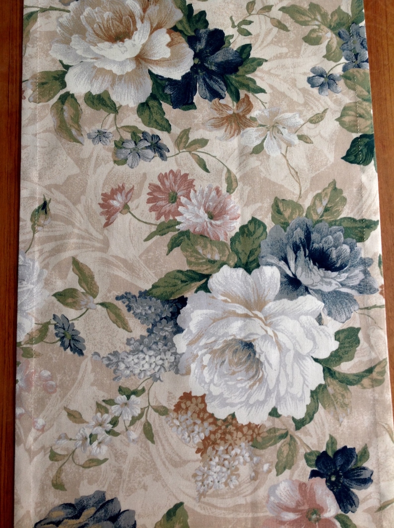 79 x 16 inches approx Table Runner Handmade Table Runner Floral Table Runner Heavy Cotton Home Decor Fabric