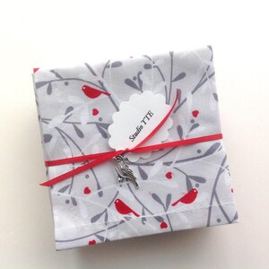 Cheese Wine SEERSUCKER Cloth Cocktail Napkins by Chow with ME Hors d/' oeuvres Appetizer Set of 6