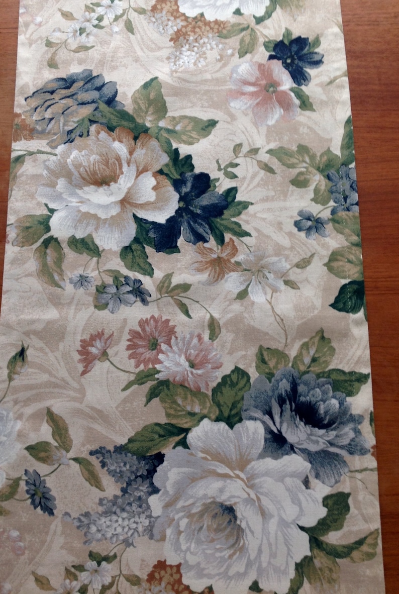 79 x 16 inches approx Table Runner Handmade Table Runner Floral Table Runner Heavy Cotton Home Decor Fabric