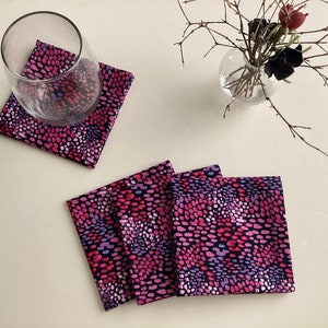 Cocktail Napkins Beverage Napkins, Party Napkins Cloth Cocktail Napkins set of 6 or 8 image 8