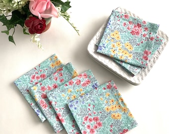 Cocktail Napkins Beverage  Napkins, Party Napkins Cloth Cocktail Napkins - set of 6 or 8