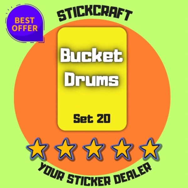 Bucket Drums - M0 Go Sticker (Available Now)