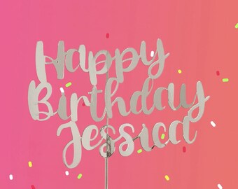 custom birthday cake topper