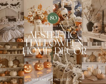 Decorazioni per la casa di Halloween estetiche Foto di Halloween Foto di decorazioni gotiche vintage di Halloween Foto di case Interni infestati Mrr Plr