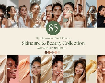 Beauty Skincare Stock Photos Aesthetic Beauty Ai Model Beauty Ai Photos Website Branding Images Social Media Photos Self Care Moisturizing