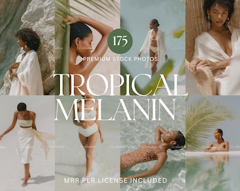Melanin Stock Photos Summer Melanin Photos Beach Lifestyle Aesthetic Melanin Tropical Photos Melanin Summer Faceless Photos Bundle Melanin