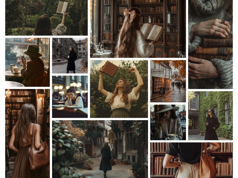 Dark Academia Stock Photos Moody Aesthetic Vintage Photos Old Sepia Stock Photos Scholarly Classic Photos Old School Social Media Website image 2