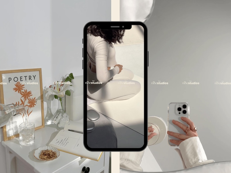 Minimalistiska ansiktslösa stockbilder Estetiska lata foton GenZ iPhone-bilder Stockbilder för Instagram Reel Cover MRR PLR fotopaket bild 4