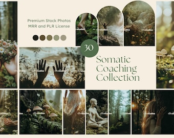 Somatic Therapy Stock Photos Somatic Coaching Photos Faceless Marketing Aesthetic Coaching Photos MRR PLR Stock Photos Digital Marketing