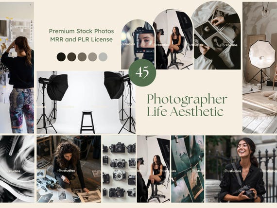 Photographer Stock Photos Photographer Life Photos Aesthetic Photography Life Behind the Scenes Photos Professional Photographer MRR PLR