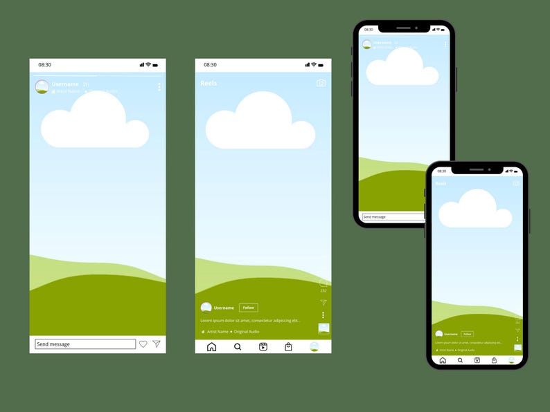Puede incluir: Una captura de pantalla de un tel&eacute;fono m&oacute;vil que muestra una publicaci&oacute;n en redes sociales con un cielo azul, nubes blancas y colinas verdes. La publicaci&oacute;n incluye una secci&oacute;n de comentarios, un bot&oacute;n de me gusta y un bot&oacute;n para compartir.