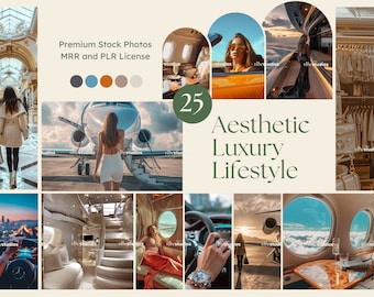 Ästhetischer Luxus-Lebensstil Fotos Wohlhabendes Leben Stock Fotos Elegante High-End-Ric Bilder für Website Instagram Digital Marketing Bilder