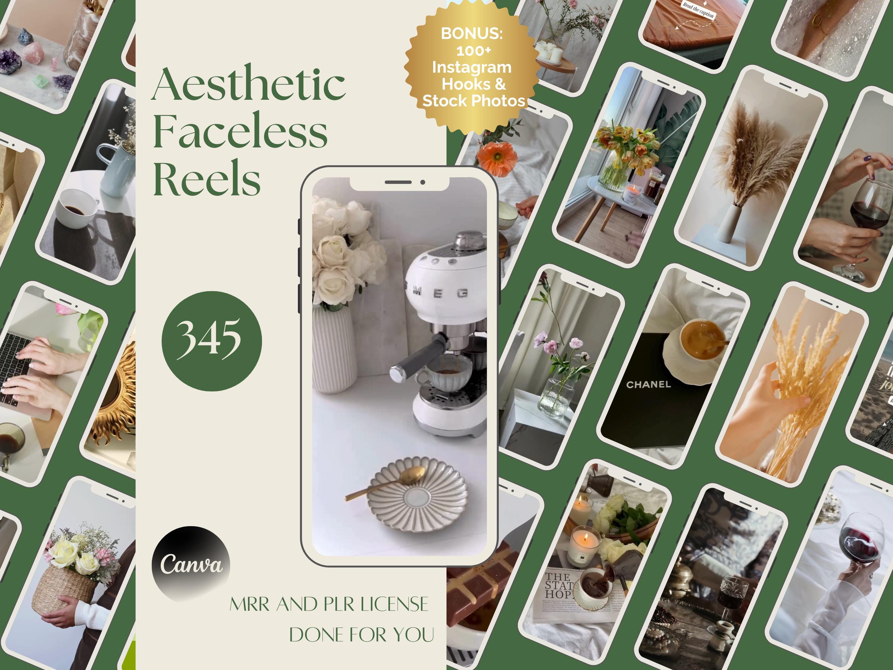 345 Aesthetic Faceless Reels Minimalist Reels Instagram Faceless ...