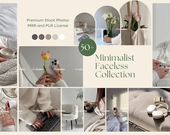 Minimalist Faceless Stock Photos Aesthetic Lazy Photos GenZ Iphone Shot Stock Photos For Instagram Reel Cover MRR PLR Photo Bundles