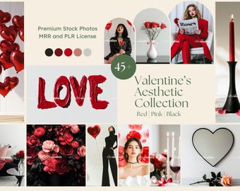 Fotos de stock de San Valentín Fotos estéticas del Día de San Valentín Imágenes del Día del Corazones Portada del Reel de Instagram Marketing sin rostro Fotos del Mes del Amor MRR PLR