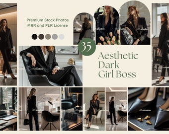 Fotos de archivo de mujeres de negocios estéticas Imágenes de fotos de mujeres profesionales Imágenes de estilo corporativo de oficina moderna para uso en sitios web de Instagram