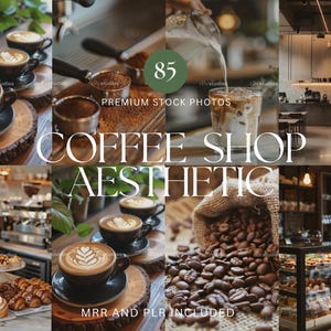 Kaffeeästhetik Bilder für Cafés Marketing Fotos für Barista Fotos Social Media Website Bilder von Coffee Shop Business Photos