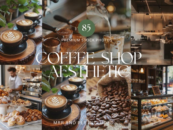 Coffee Aesthetic Stock Images for Cafes Marketing Photos for Barista Photos Social Media Website Images of Coffee Shop Business Photos