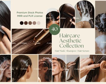 Haircare Stock Photos Hair Beauty Photos Aesthetic Hair Model Photos Faceless Marketing Aesthetic Beauty Photos Digital Marketing Mrr Plr