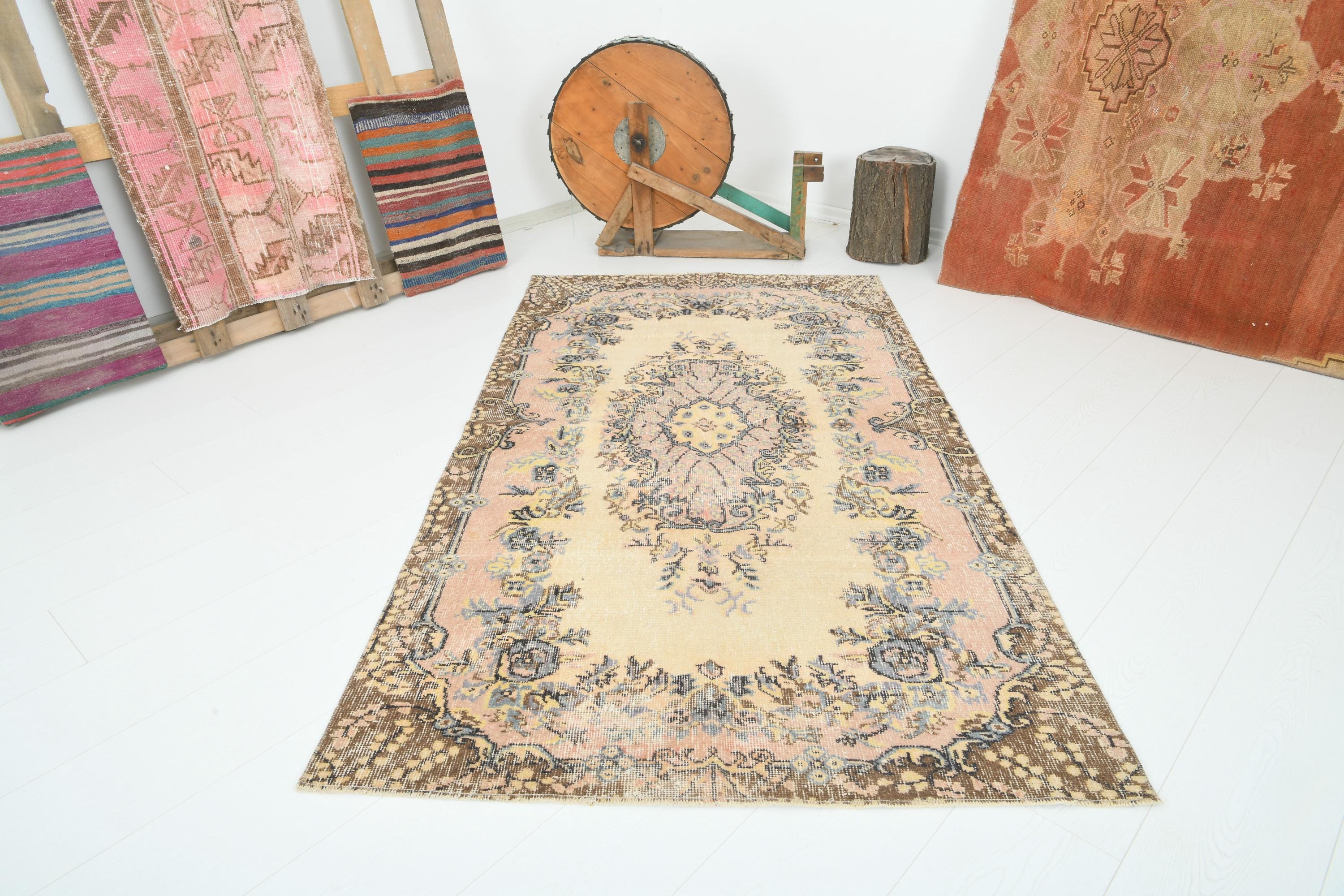 色あせたトルコ絨毯 - Etsy 日本