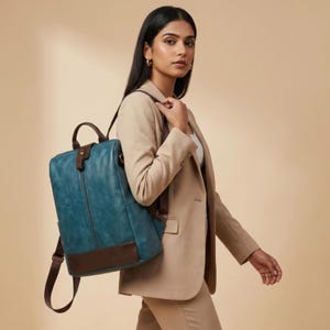 Convertible Backpack Purse for Women Vegan Leather Anti Theft Travel Backpack Mini Backpack Bag, Crossbody Shoulder Handbag, Rucksack Damen