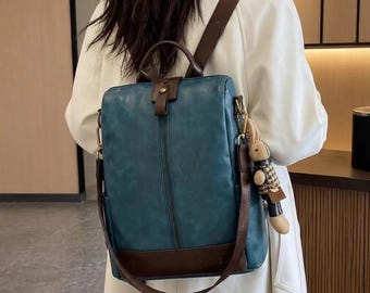 cole haan mini leather backpack sling Alexandria Small Flap and essentials in style Baby Boy Mens Backpack Business Backpack color:Ivy Green