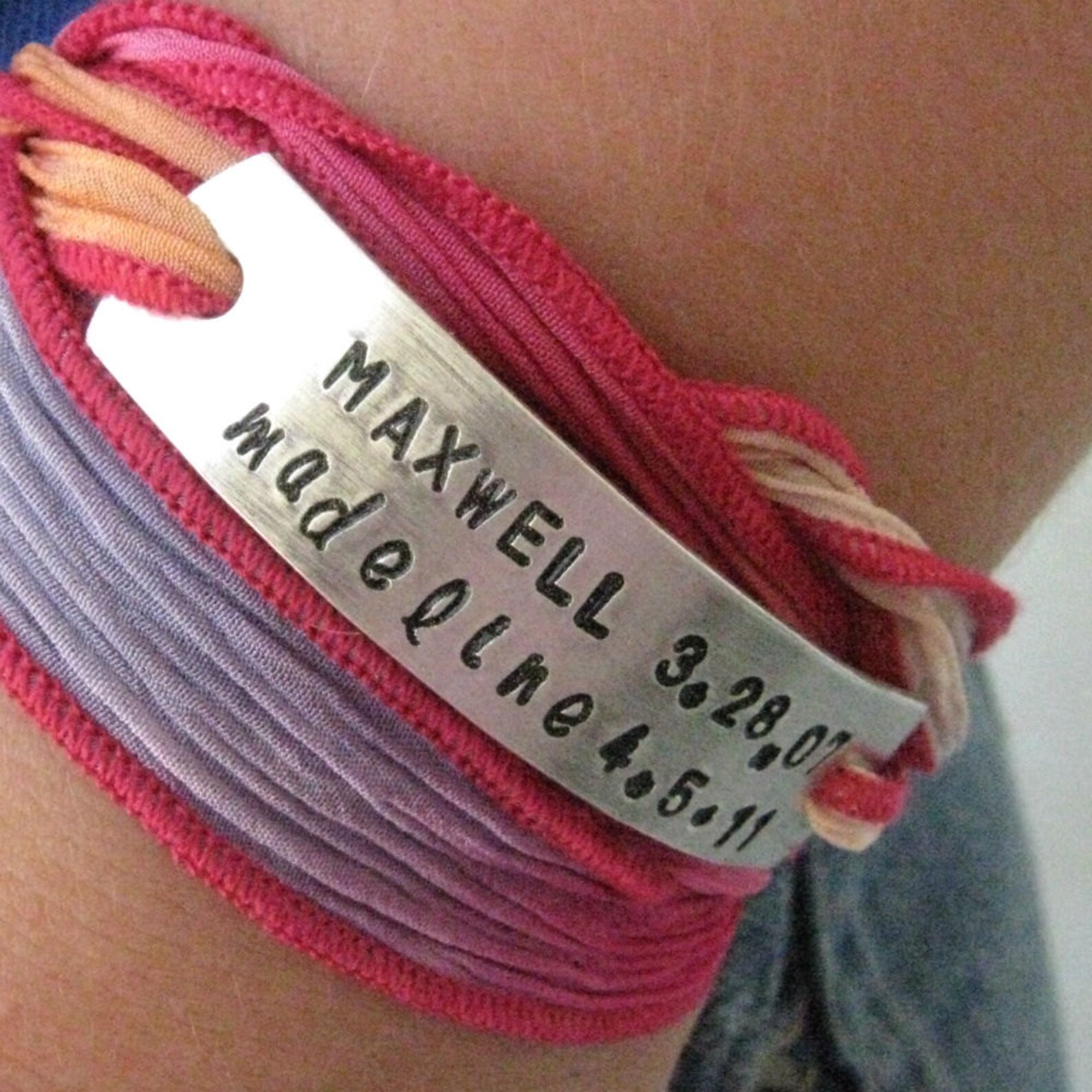 Personalized Twins Bracelet Mom of Twins Bracelet Choose Etsy