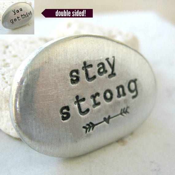 Stay Strong You Got This Stay Strong Pocket Stone Stay Strong Pocket Token You Got | Etsy