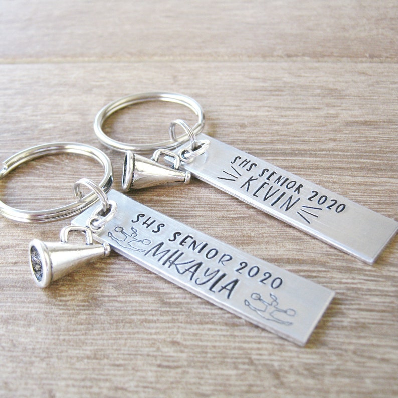 Personalized CHEERLEADER Keychains Cheer Gifts Bulk Pricing Etsy