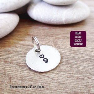 HEART Semi Colon charm, Ready to ship, love semi colon pendant, semi colon symbol, punctuation, hand stamped, silver alloy or copper disc