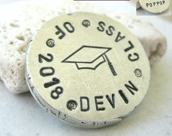 Personalized Graduation Pocket Coin, class of 2024, Graduation gift, gifts for graduates, graduation keepsake, gifts for grads, token