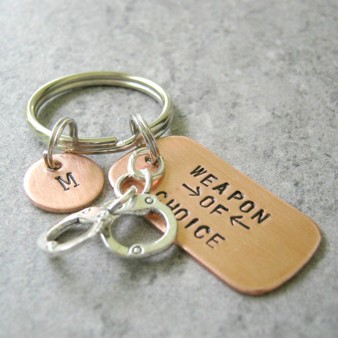 HANDCUFFS Keychain, Weapon of Choice, Bondage Keychain, Kinky Keychain ...