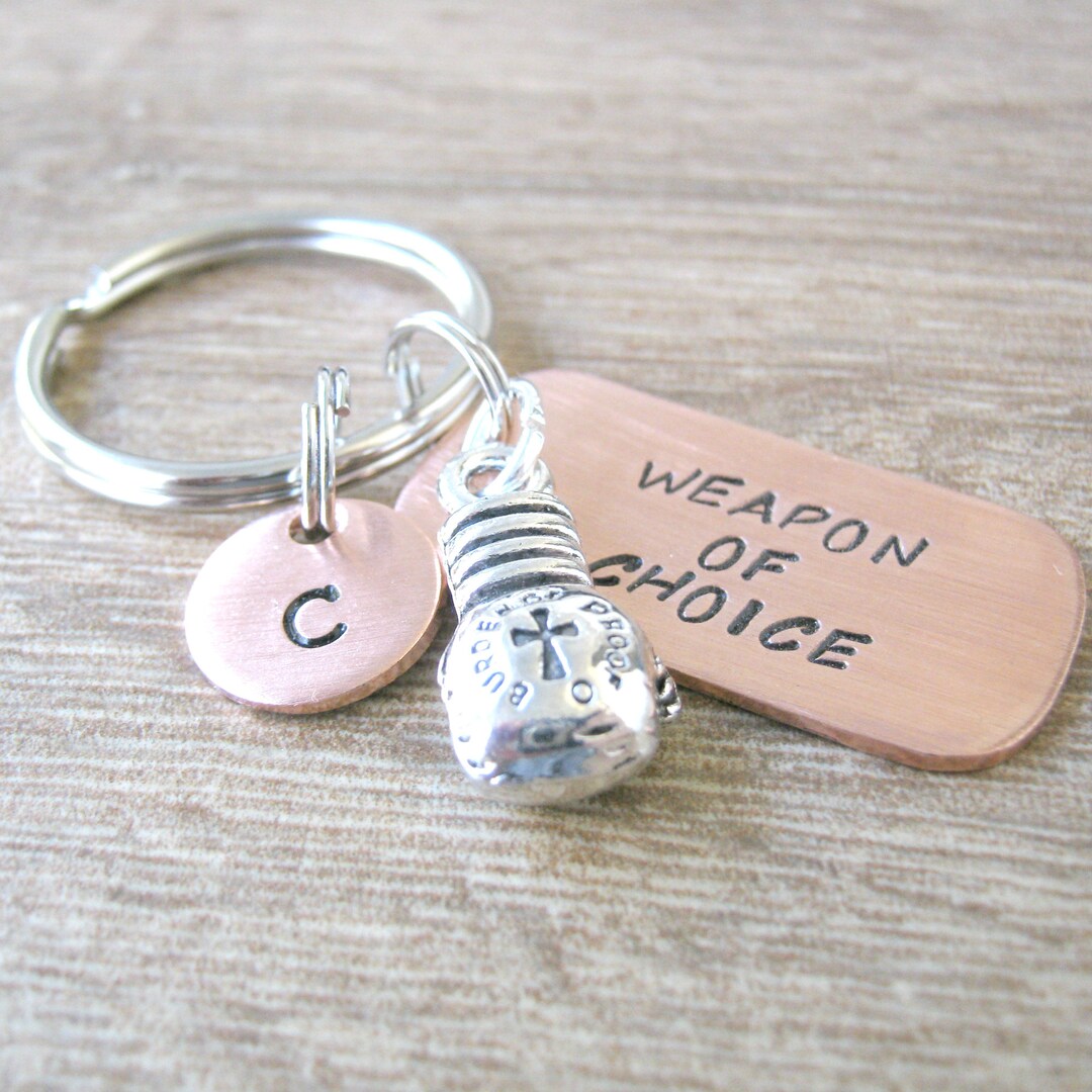 BOXING Keychain, Personalized Boxer Gift, Boxing Glove Charm, Optional ...
