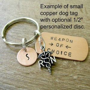 Measuring Tape Keychain, Weapon of Choice, diy, seamstress gift, crafting gift, crafter gift, optional initial disc, etsy seller gift image 2
