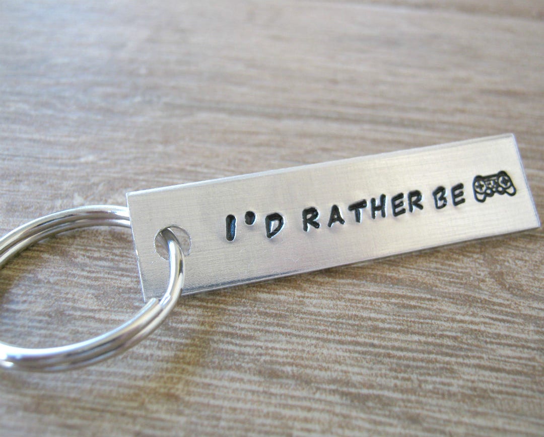 Personalized Gamer Keychain, Personalized Gaming Keychain, Video Games
