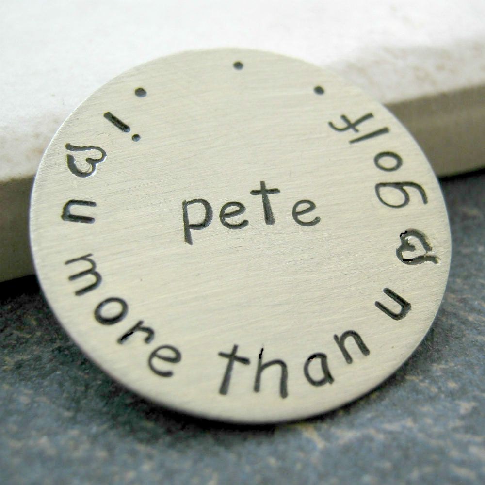 Personalized Golf Ball Marker I Love You More Than Golf Up Etsy Personalized Golf Ball Marker I Love You More Than Golf Up Etsy