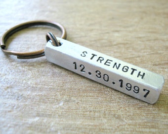 Recovery Alcohol Free Strength Sober Anniversary And Tomorrow We Will Try Again Laser Cut Wooden Keyring Soberversary Sobriety