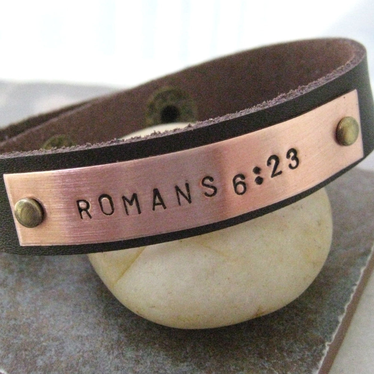 Personalized Bible Verse Bracelet Bible Bracelet 1/2 Inch | Etsy