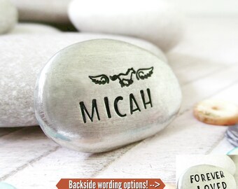 Personalized Horse memorial keepsake, Horse remembrance keepsake pocket rock, pony pocket token, horse owner sympathy gift, horse keepsake