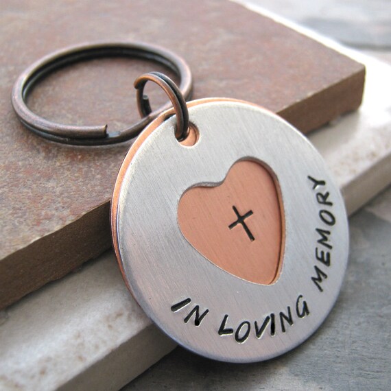 In Loving Memory Keychain Personalized Memorial Keychain 2 Etsy