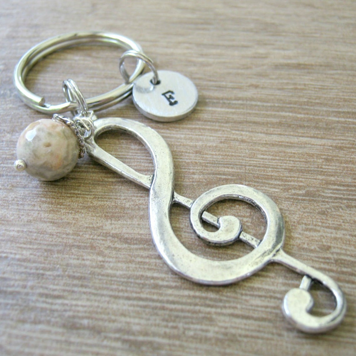 Personalized Chorus Gift Choir Keychain Music Note Keychain Etsy