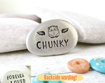 Personalized Guinea Pig memorial stone, Guinea Pig remembrance pocket rock, Guinea Pig sympathy gift, guinea pig owner, guinea pig angel