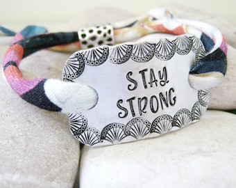 Stay Strong Bracelet, one size fits all, adjustable, You Got This, Motivational Bracelet, Inspirational Bracelet, Motivation Jewelry