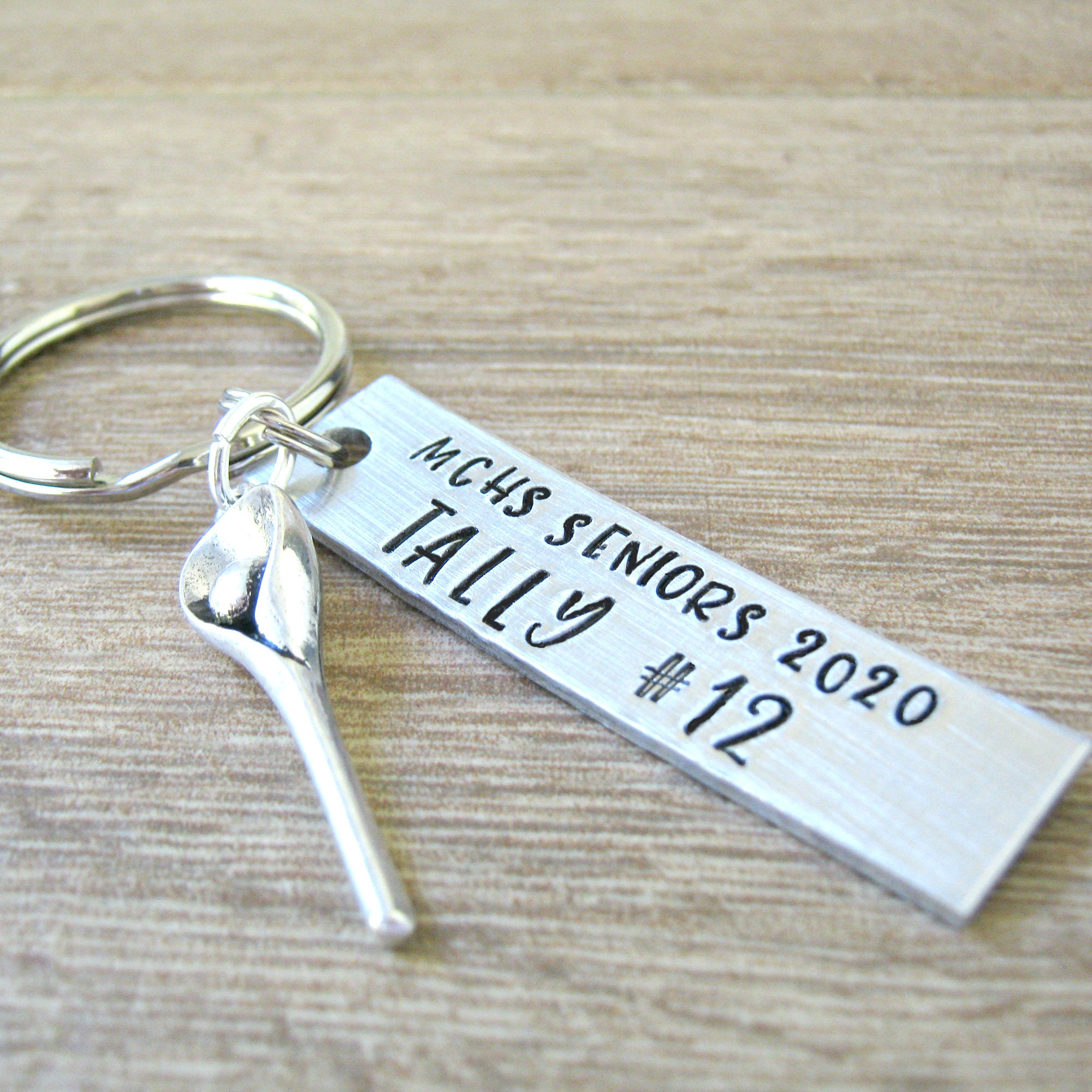 Personalized LACROSSE Keychain bulk options Senior gifts Etsy