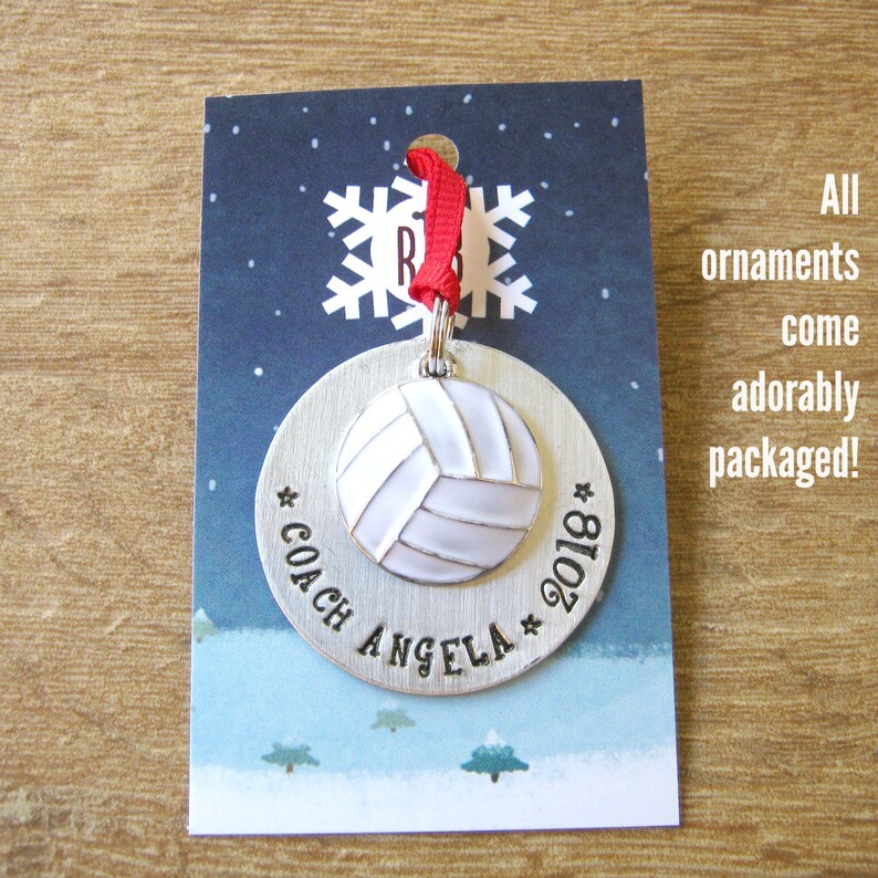 Personalized Volleyball Ornament Name Number and year Etsy