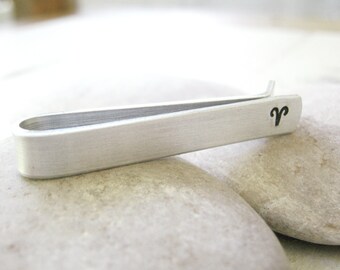 Zodiac Sign Cancer Mens Tie Clip Tack Bar Zodiac Sign Cancer Mens Tie Clip Tack Bar